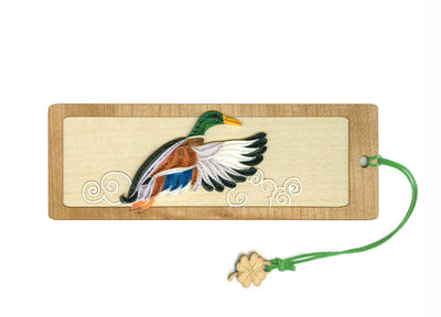 Hand Quilled Mallard Duck Bookmark #BM12165