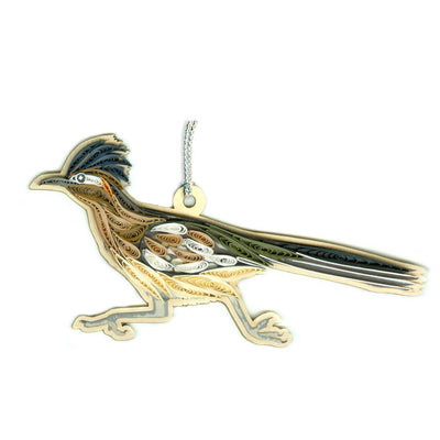 Hand Quilled Roadrunner Ornament #QO12191