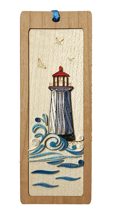 Hand Quilled Bookmark Lighthouse #BM10741
