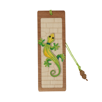 Hand Quilled Bookmark Gecko #BM12068