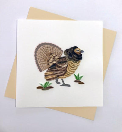 Hand Quilled Greeting Card Groose #10324