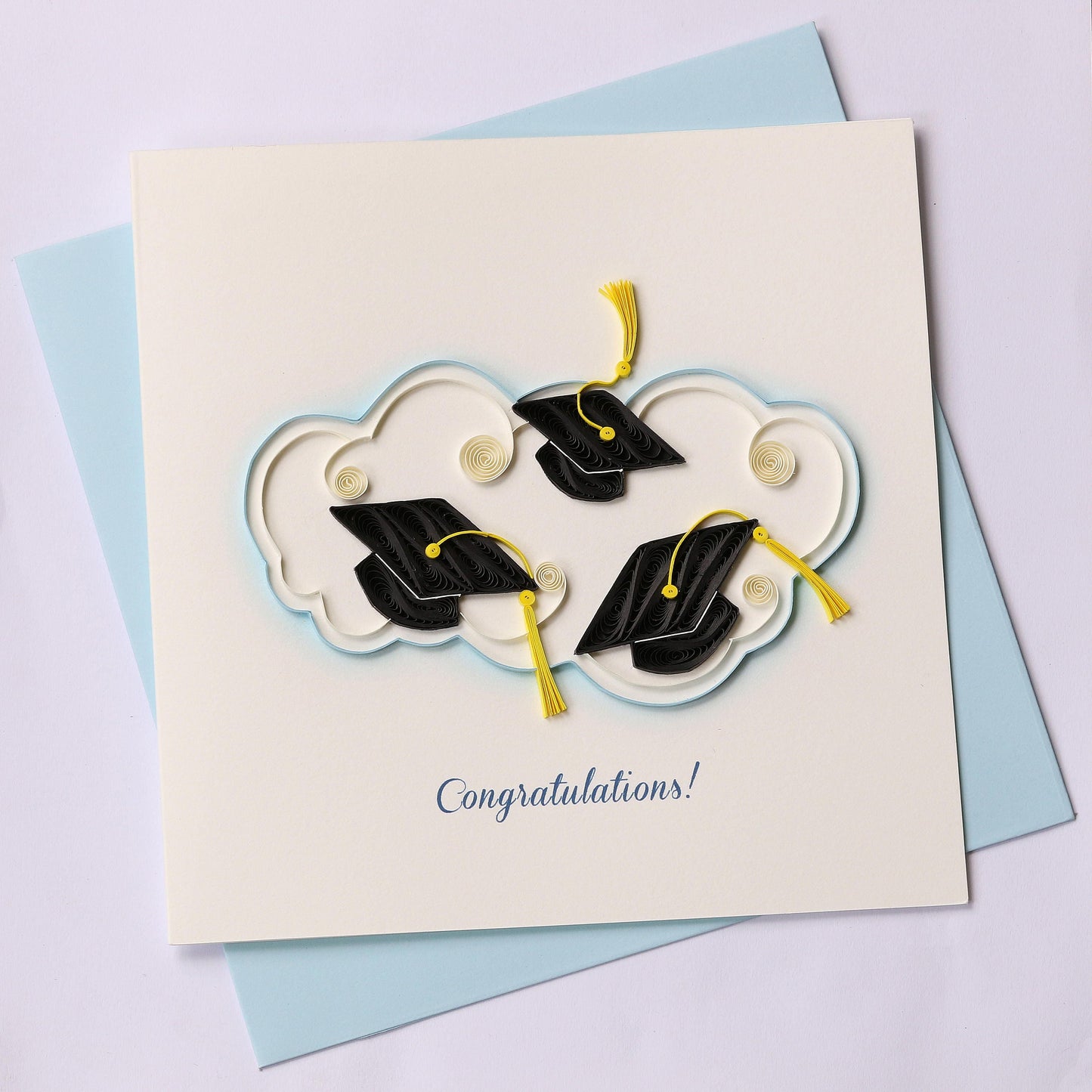 Hand Quilled Greeting Card Graduation #QC10374