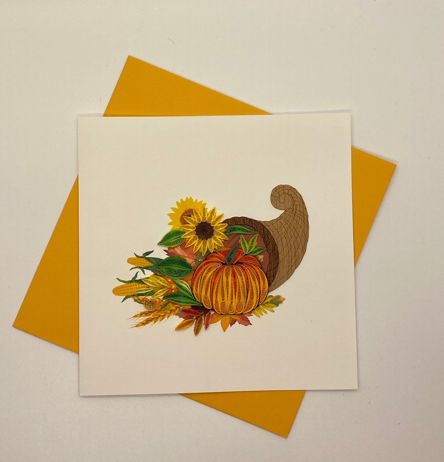 Hand Quilled Greeting Card Autumn #11333