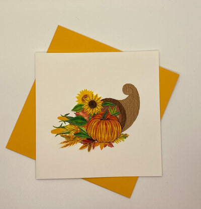 Hand Quilled Greeting Card Autumn #11333